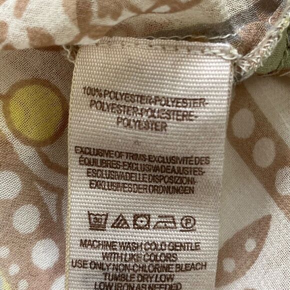 Free People Moonlight Mile Georgette Floral Blouse XS Pink Coastal Sheer Boho - Picture 11 of 12